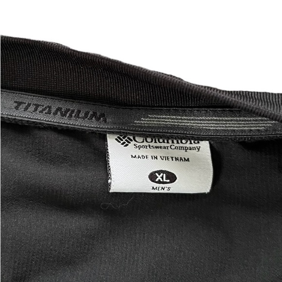 Men’s Columbia Titanium Black Pullover Windbreaker Jacket - Picture 4 of 6